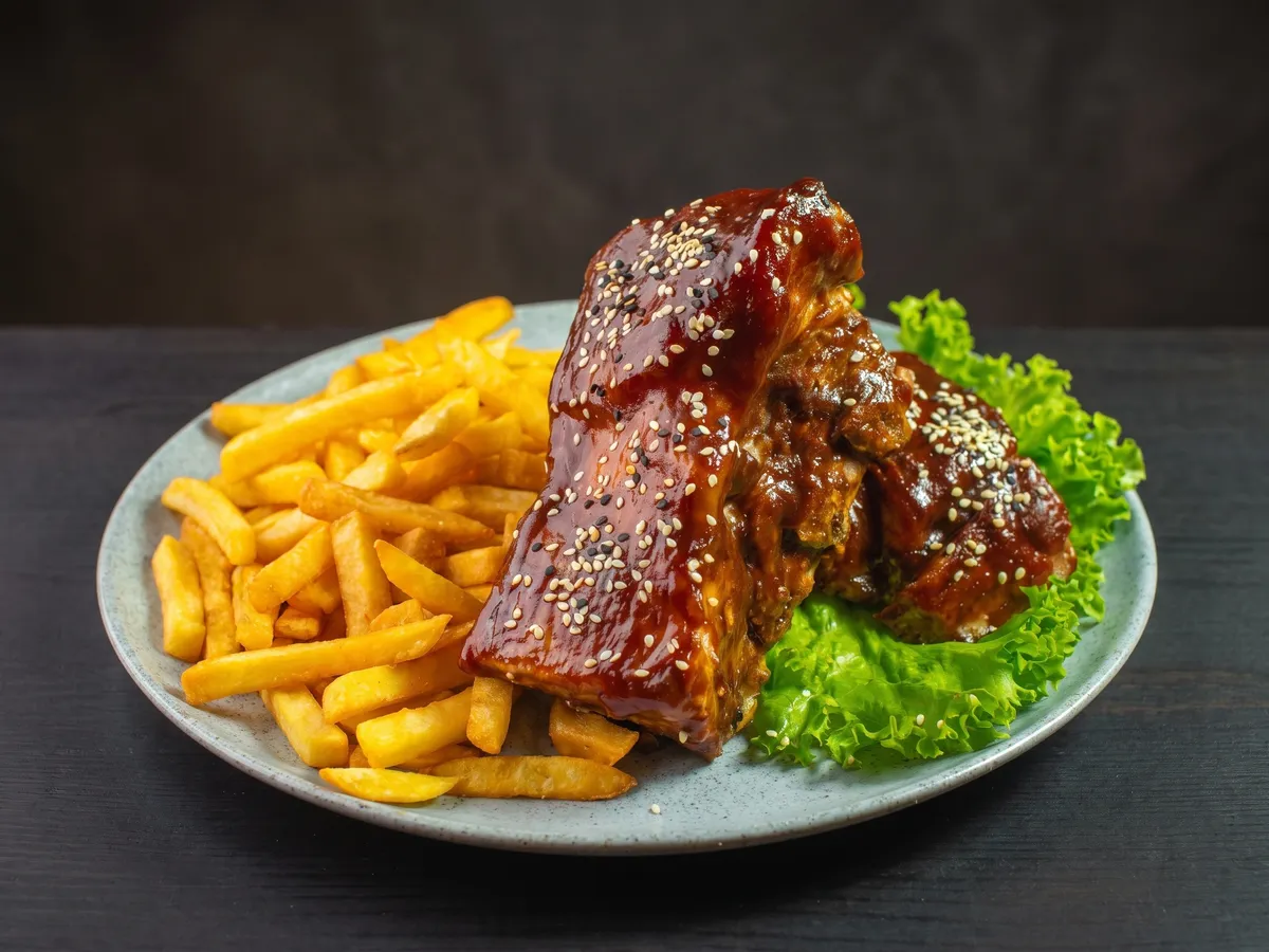 Costillas 300 gramos · Alitas y costillas en La Pizzería Fast Food, Girón