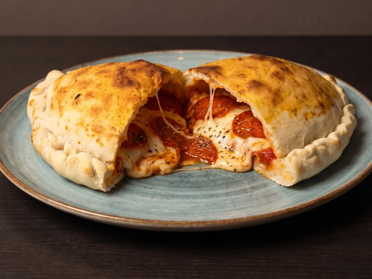 Panzerotti Peperoni · Panzerottis en La Pizzería Fast Food, Girón