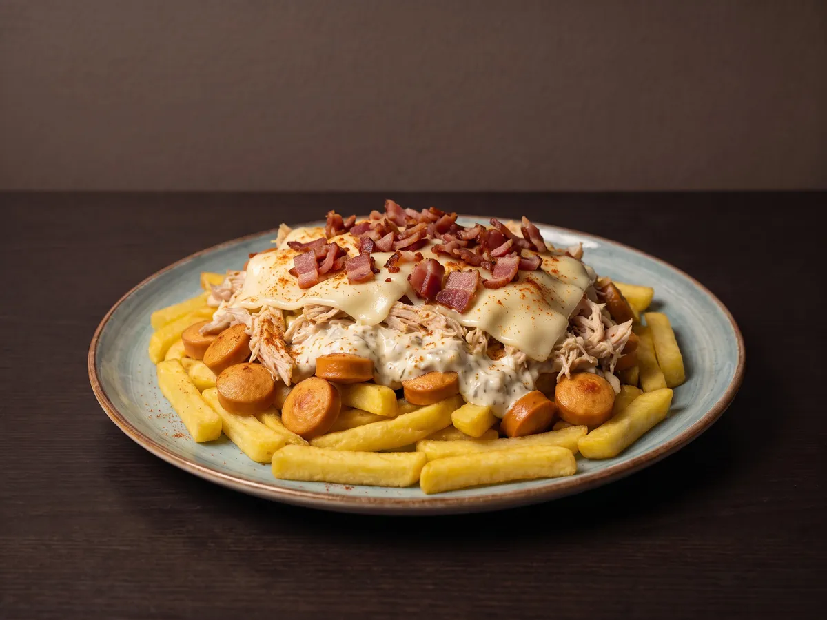 Salchipapa Especial · Papas locas y Salchipapas en La Pizzería Fast Food, Girón